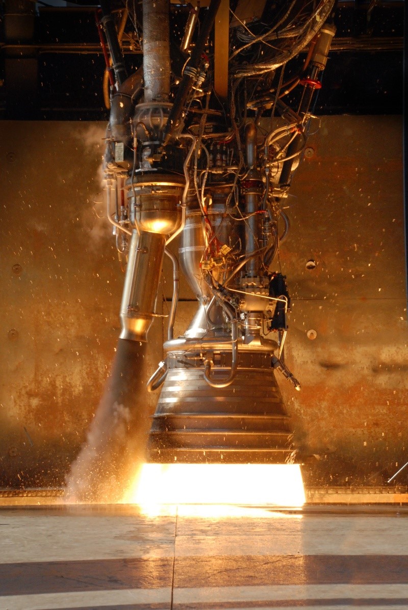 SpaceX merlin motoren, der benyttes på Falcon 1, Falcon 9 og Falcon Heavy raketterne