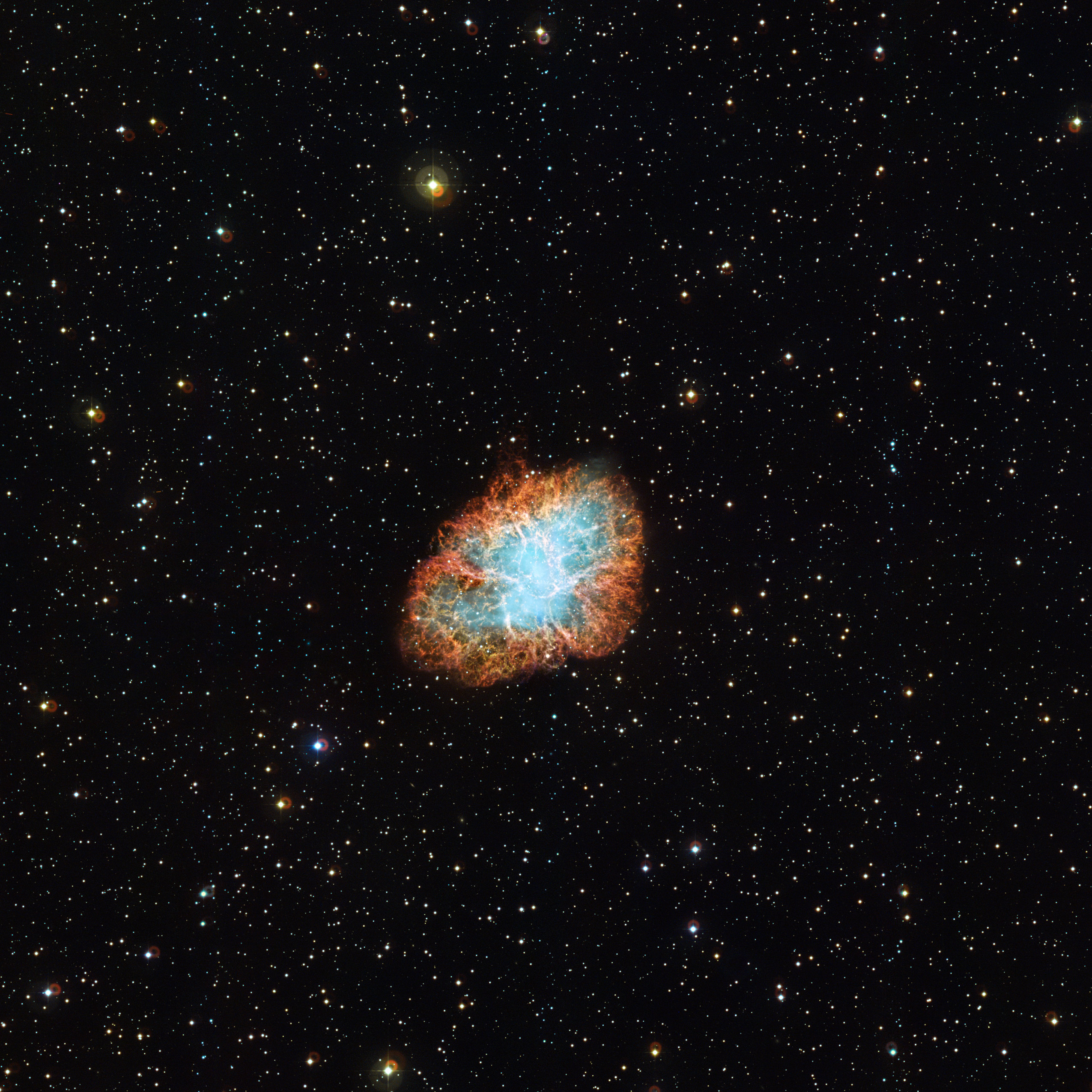 [Translate to English:] Krabbetågen i stjernebilledet Tyren. Foto: ESO