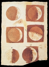 Månens faser set af Galileo Galilei i 1616
