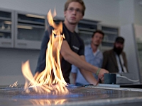 Flammebord v/ Fysikshow Aarhus