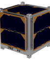 A 1U-CubeSat is 10 cm on each side and weighs 1 kg. Illustration: Space Inventor