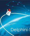 Delphini-1 logo with nissehue. Illustration: Samuel Grund.