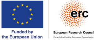 blue flag with start and ERC logo