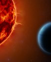 Artist’s impression of a hot Jupiter (right) and its cool host star. Credit: AIP/Kristin Riebe