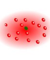 Illustration of an ion in a single component Fermi gas
