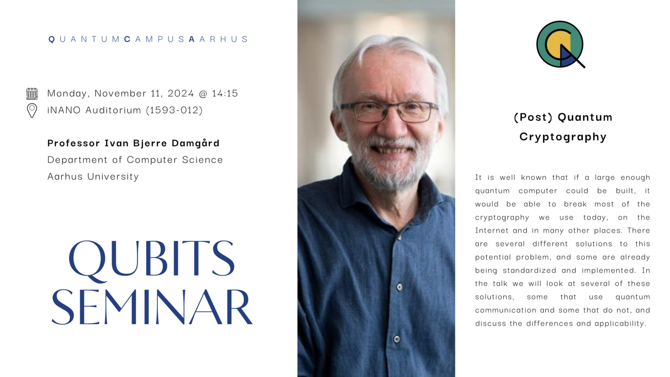 Qubits seminar: Ivan Damgaard