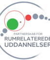 [Translate to English:] logo for Partnerskab for rumrelaterede uddannelser i Danmark.