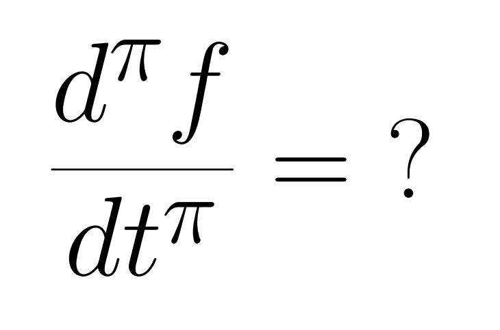 [Translate to English:] Hvordan kan vi give mening til den pi’te afledte af en funktion?