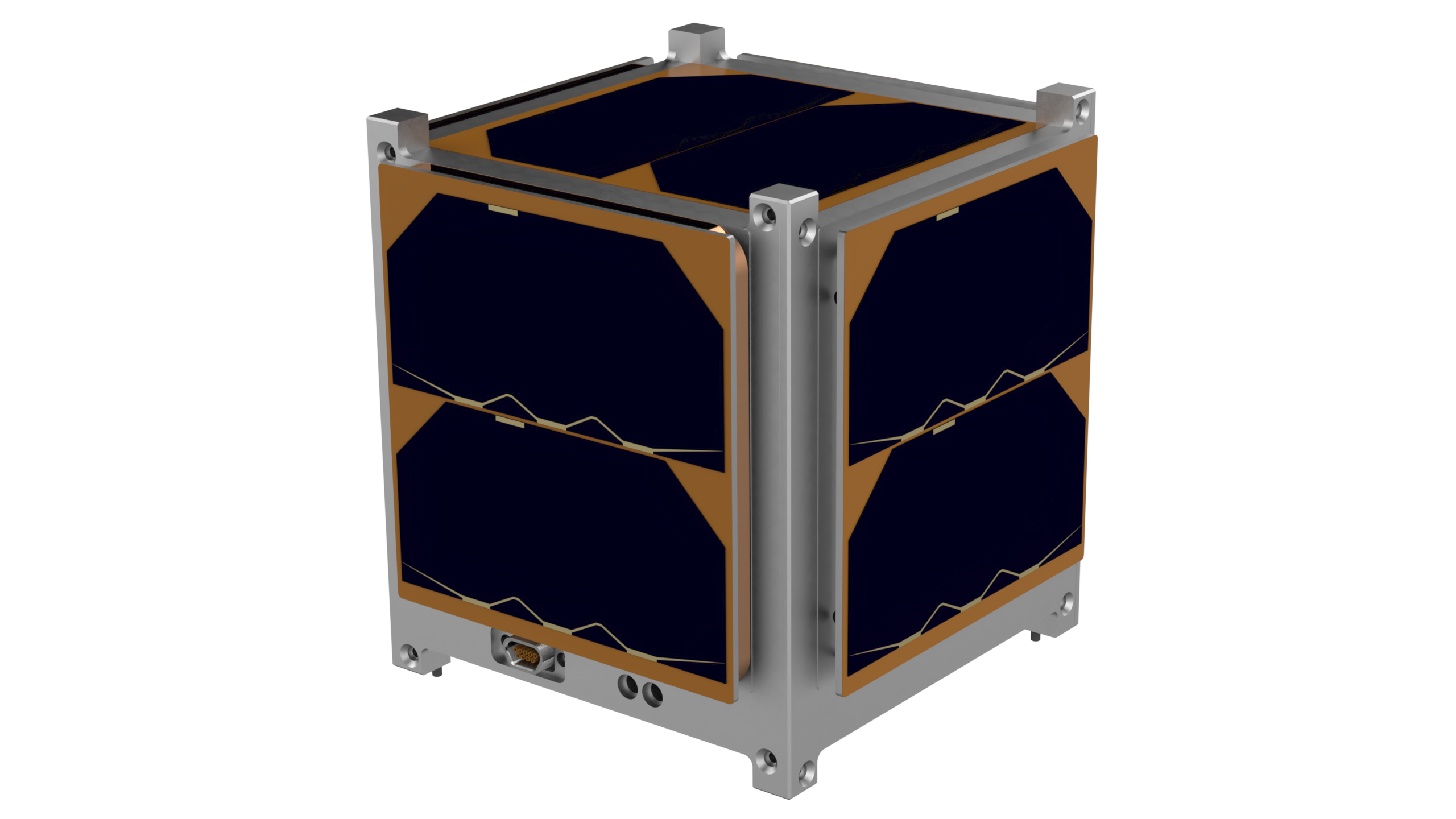 A 1U-CubeSat is 10 cm on each side and weighs 1 kg. Illustration: Space Inventor