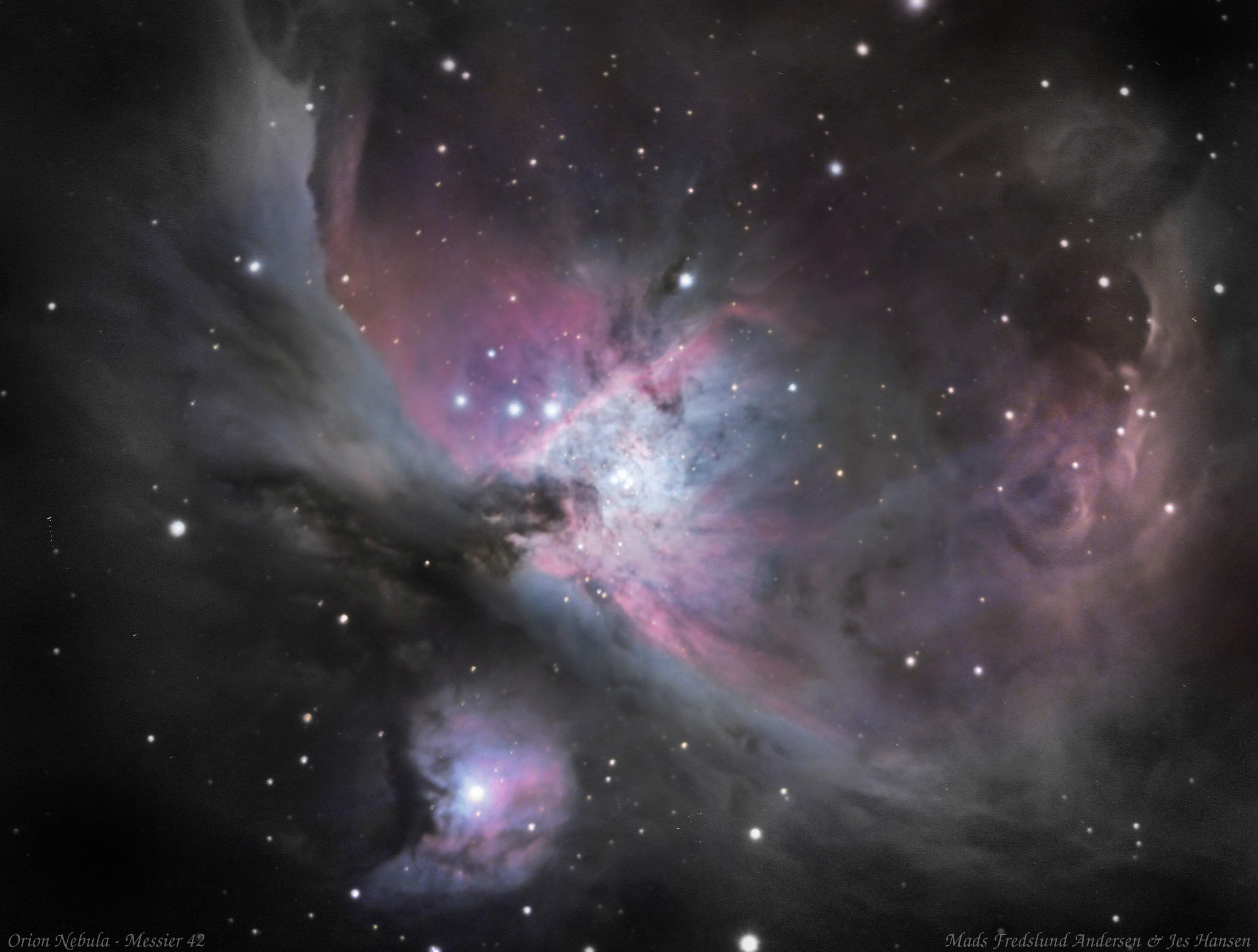 Orion Nebula with SkyCam-2 on SONG telescope. Credit: Mads Fredslund Andersen/SONG/AU